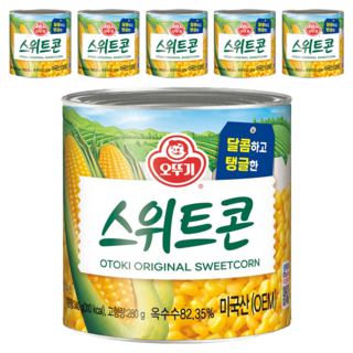 오뚜기 스위트콘 통조림, 340g, 6개