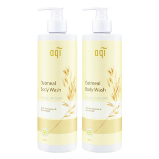 aqi 雅葵 燕麥玫瑰果油潤膚沐浴乳 500ml, 2瓶