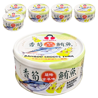 東和食品 HowMaMa 香筍鮪魚罐頭, 150g, 6罐