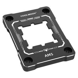 COOLMOON AID AMD AM5 CPU 支架, 黑色, 單一商品, 1個