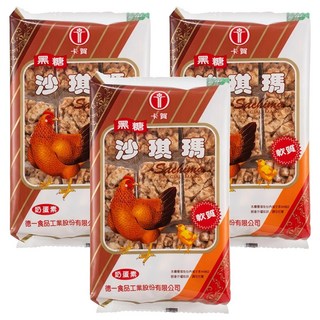 卡賀 黑糖沙琪瑪, 152g, 3袋