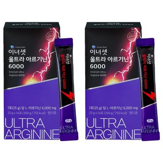 InnerSet 左旋精胺酸隨身包 6000mg, 350g, 2盒