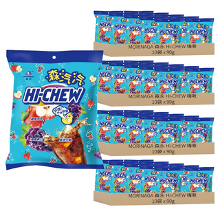 MORINAGA 森永 HI-CHEW 嗨啾 汽水軟糖綜合, 90g, 40包