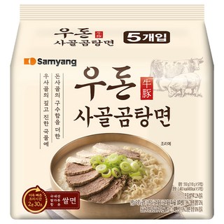 Samyang Foods 三養 牛豚牛骨湯拉麵, 5包