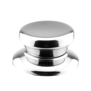 Chieh Pao 潔豹 華貴不銹鋼鍋蓋頭, 銀色, 1個
