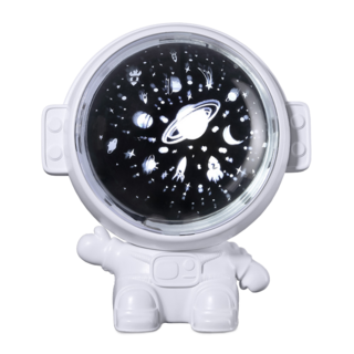 RONEVER 太空人星空投影燈 110 x 93 x 121mm 220g, 太空人 白色