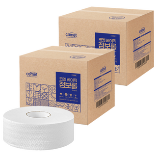 코멧 베이직 2겹 점보롤, 300m, 2개, 16롤