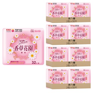 康乃馨 香草花園護墊 洋甘菊, 15cm, 32片, 8包