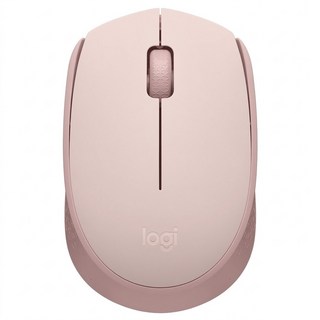 logitech 羅技 無線滑鼠 M170, MR0099, 玫瑰粉