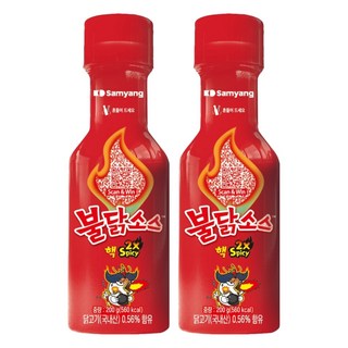 Samyang Foods 三養 超辣火雞醬, 200g, 2瓶