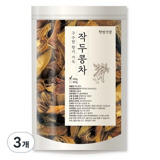 한방선생 볶은 작두콩차, 200g, 1개입, 3개