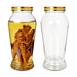 京城生活科技 人蔘釀酒瓶, 2個, 1.3L