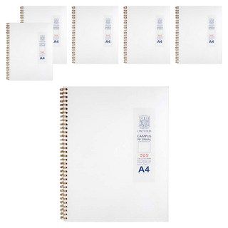 OXFORD 素色PP 左開筆記本, 米色, 6本