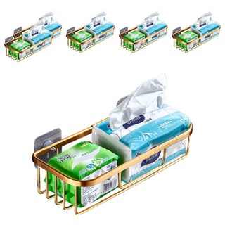 妃妃嚴選 太空鋁衛生紙架, 鈦金色, 6個