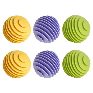 그린리빙 구김 엉킴방지 세탁볼 3종 x 2p 세트 라지, 혼합색상, 1세트