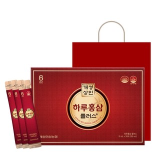 紅參補充保健食品禮盒+禮盒袋, 10毫升, 1盒