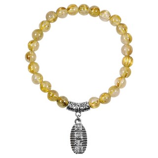 開運祈福 頂級鈦晶手鍊, 1條, 鈦晶, 18cm