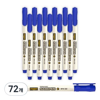 펜맥스 유성 네임펜 303F, 청색, 72개