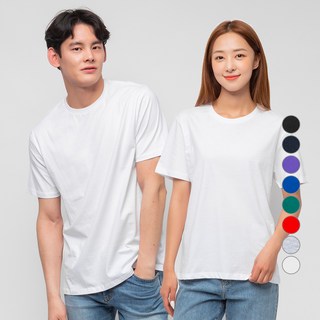 CARET 26支棉中性圓領短袖T恤 8色, White