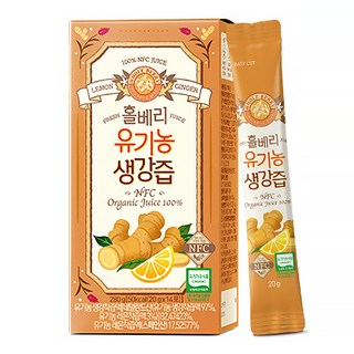 홀베리 유기농 생강즙, 280g, 1개