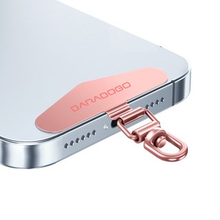 手機掛繩扣 360度旋轉 指環掛繩 吊牌座, 1個, 粉紅色