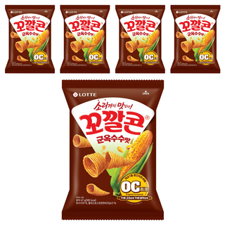 LOTTE 樂天 玉米脆角 烤玉米口味, 5個, 67克