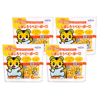 MAEDA 大阪前田製菓 5連小老虎蛋酥, 原味, 60g, 4個