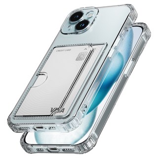 갤럭시 아이폰 3장 수납 에어쉴드 카드슬롯 Lite 충격보호 젤리 휴대폰 케이스