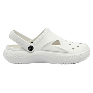 bebehome 5.0 踩屎感潮流兩用厚底涼拖鞋 白色 尺寸 44-45