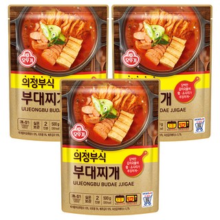 오뚜기 의정부식 부대찌개, 500g, 3개