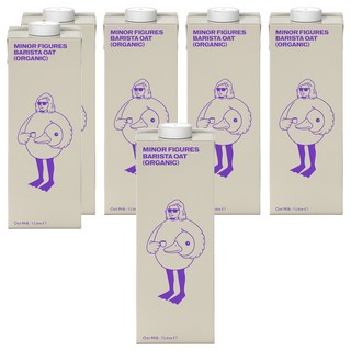 MINOR FIGURES 小人物 濃厚版燕麥奶 咖啡師,1L,6瓶
