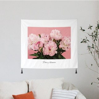 SANGSANG HOO 織物海報, 牡丹花開