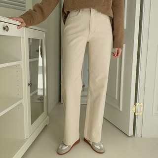 린다샵 여성용 어던티 와이드 코튼 팬츠 PT8512K1A