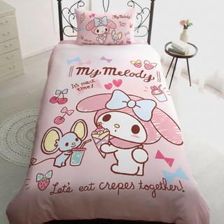 MY MELODY 美樂蒂 戀家小舖 磨毛卡通 床包組