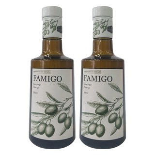 Famigo 特級初榨橄欖油, 500ml, 2個