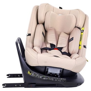 에어보스 스위벨 360도 회전형 아이소픽스 회전형 카시트, 네추럴 베이지