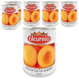 alcurnia 西班牙水蜜桃, 新鮮採收, 即開即食, 840g, 6罐