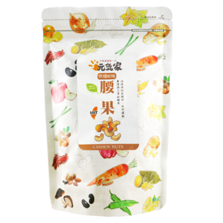 元氣家 烘焙原味腰果 低溫烘焙 原汁原味 無添加糖, 200g, 5包