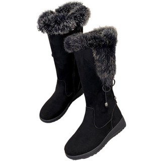 Paperments 女款毛絨鋪棉中筒雪靴 00873