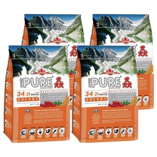 PRO PURE 猋 挑嘴幼母貓 低敏化毛配方 乾飼料, 雞肉 + 米 + 蔬果, 1.5kg, 4袋