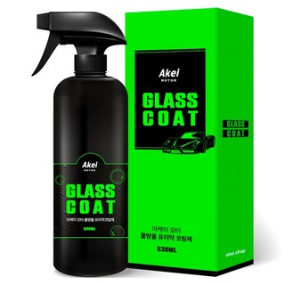 아케이 모터 물방울 유리막 코팅제, 530ml, 1개