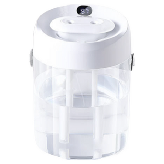 HONDONI 智能濕度顯示霧化水氧機, A15-W, 冰川白