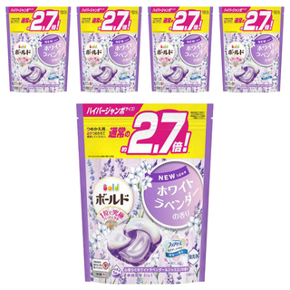 Bold 日本原裝進口 4D洗衣膠囊補充包 薰衣草茉莉, 30顆, 5袋