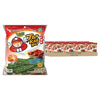 TAO KAE NOI 小老板 厚片海苔 辣香味, 32g, 24包
