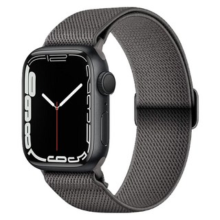 아이몰 애플워치 고탄력 나일론 스포츠 밴드 스트랩, 그레이, 1개