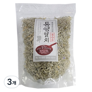 韓國產 拌炒用 統營鯷魚, 3個, 180g