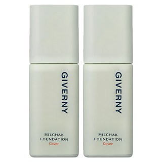 GIVERNY 極緻絲光持妝粉底液 SPF30 PA++, 17 Porcelain, 30ml, 2瓶