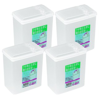 樂邦 長型萬用盒 K-897，1.7L容量，PP材質, 透明, 1組