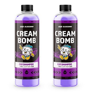 GLOSSBRO 奶油香膏洗車精, 500ml, 2個
