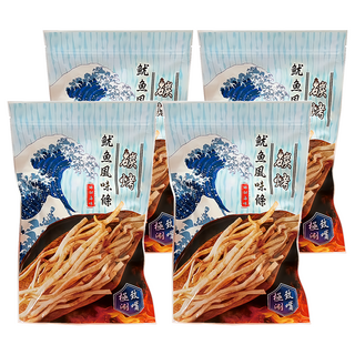 臻御行 碳烤魷魚風味條, 200g, 4個